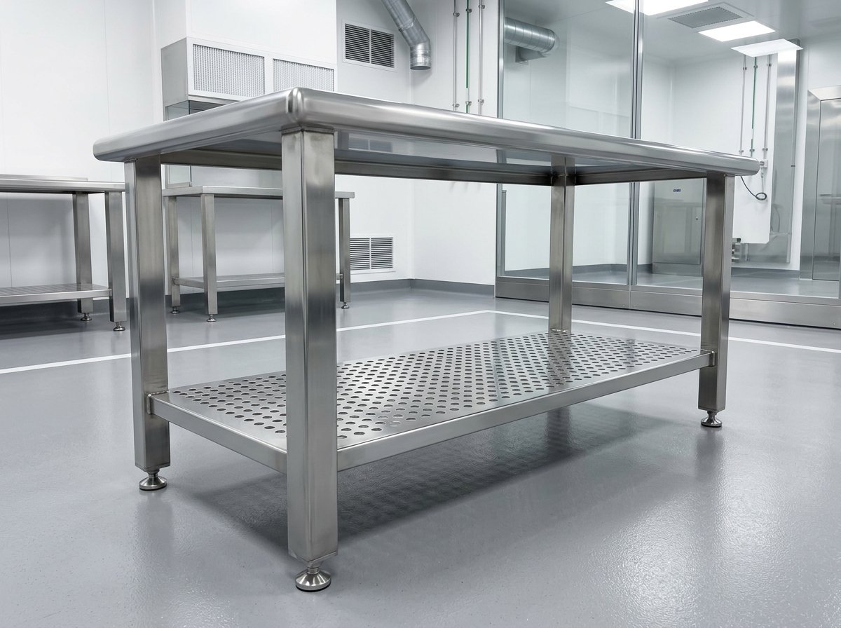 SS Cleanroom Prep & Inspection Table